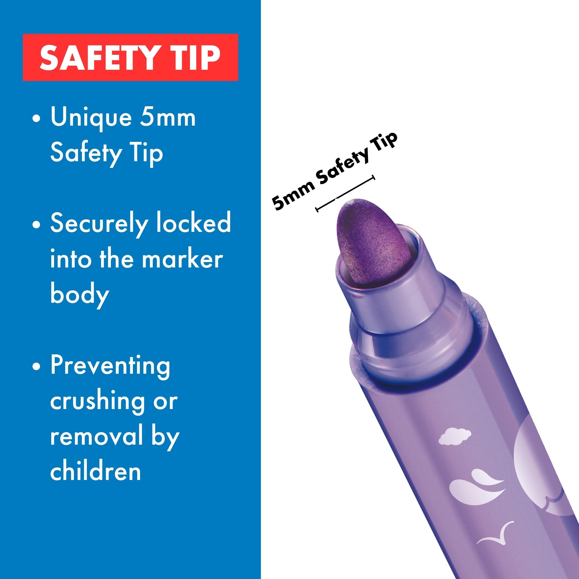 Maped Color'Peps My First Jumbo Colouring Pens - 12 Washable Felt Tips for Toddlers (1+ Years) 11