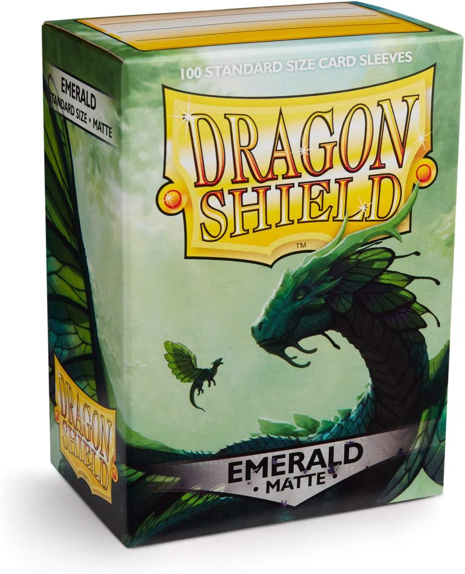 Arcane Tinmen Dragon Shield Matte - Emerald (100ct in Box)