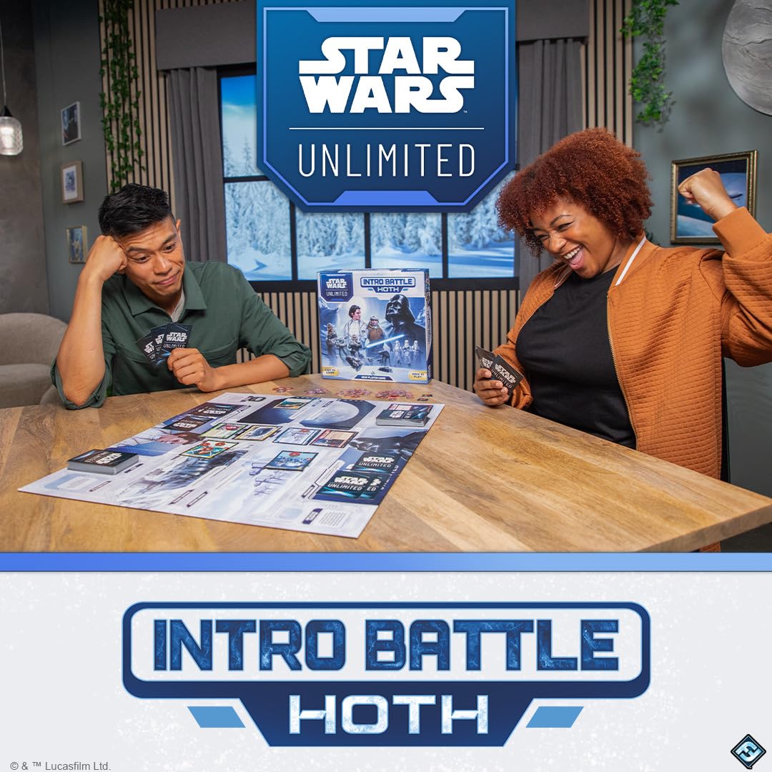Asmodee Star Wars Unlimited TCG Intro Battle Hoth Trading Card Game