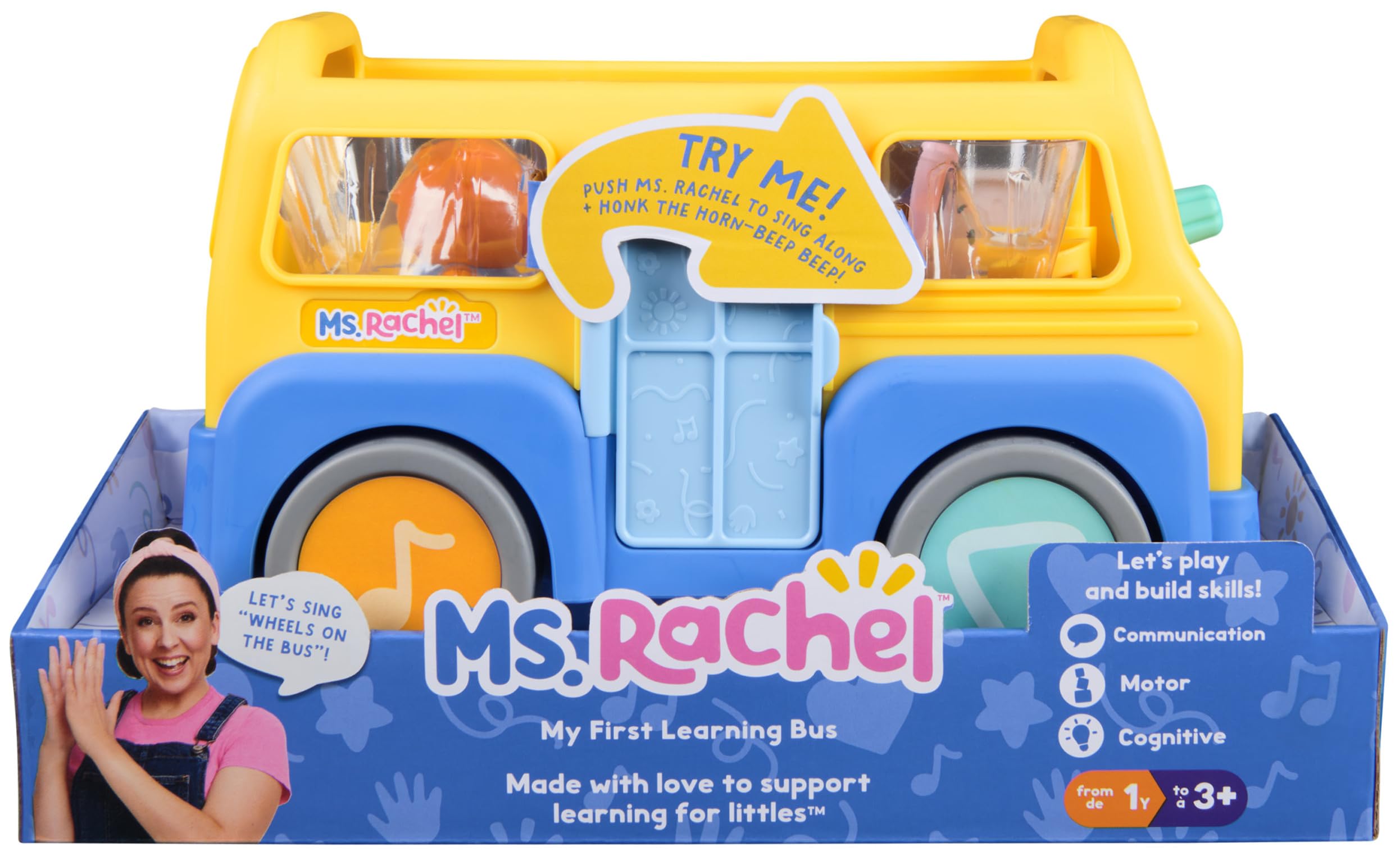 Ms. Rachel My First Learning Electronic School Bus - Educational Musical Toy for Toddlers 1-3 5