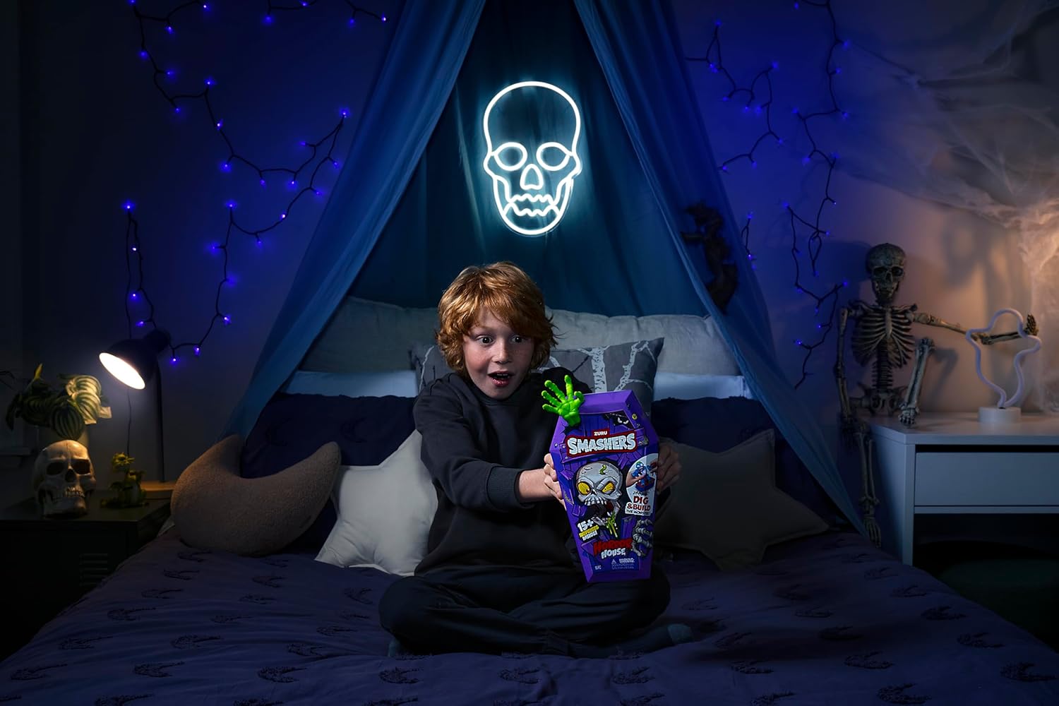 Smashers Horror House (Slasher) by ZURU - Interactive Collectible Playset for Kids 4