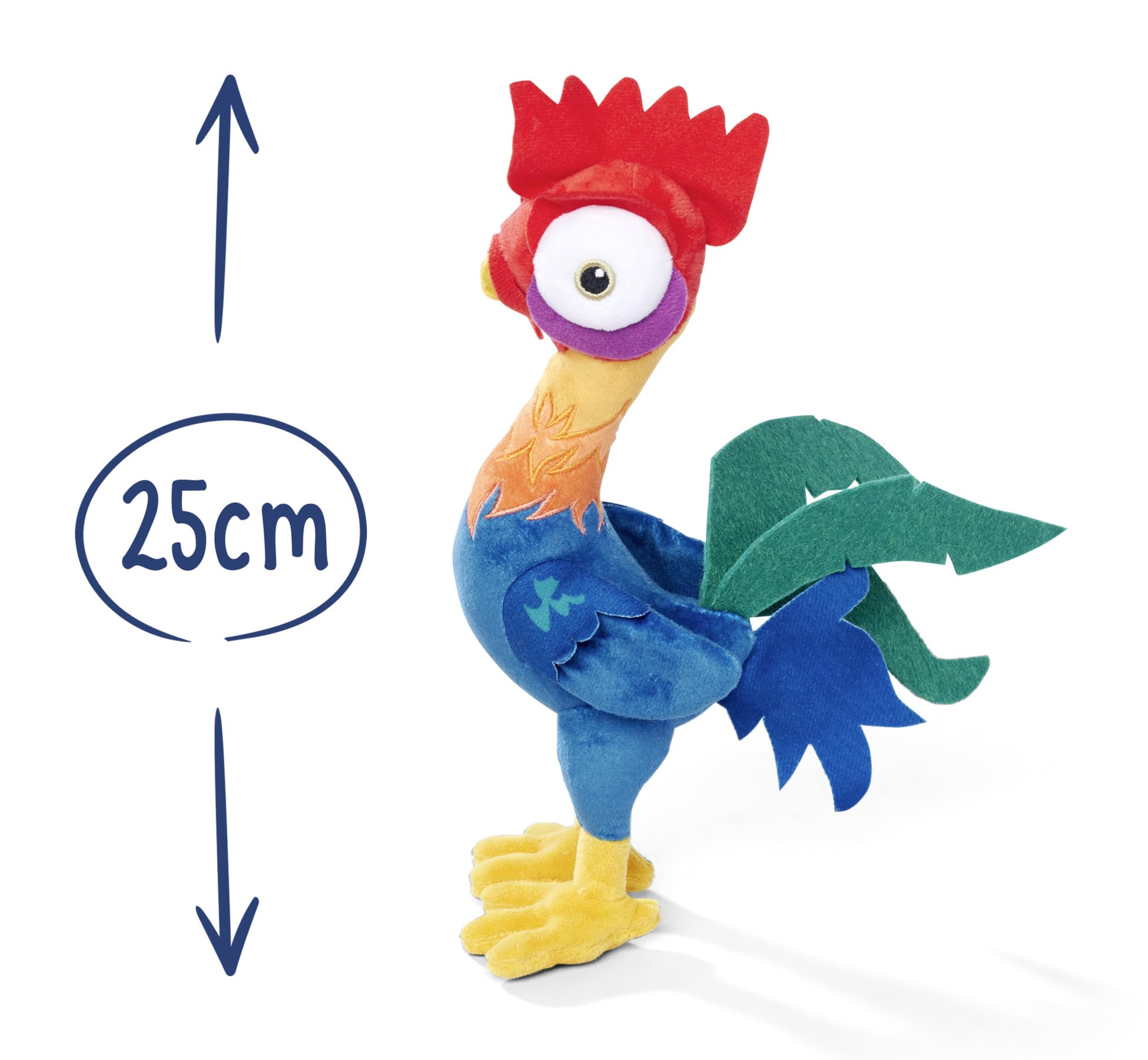 Simba Disney Hei Hei Plush Toy - 25cm Moana Character Soft Figure 4