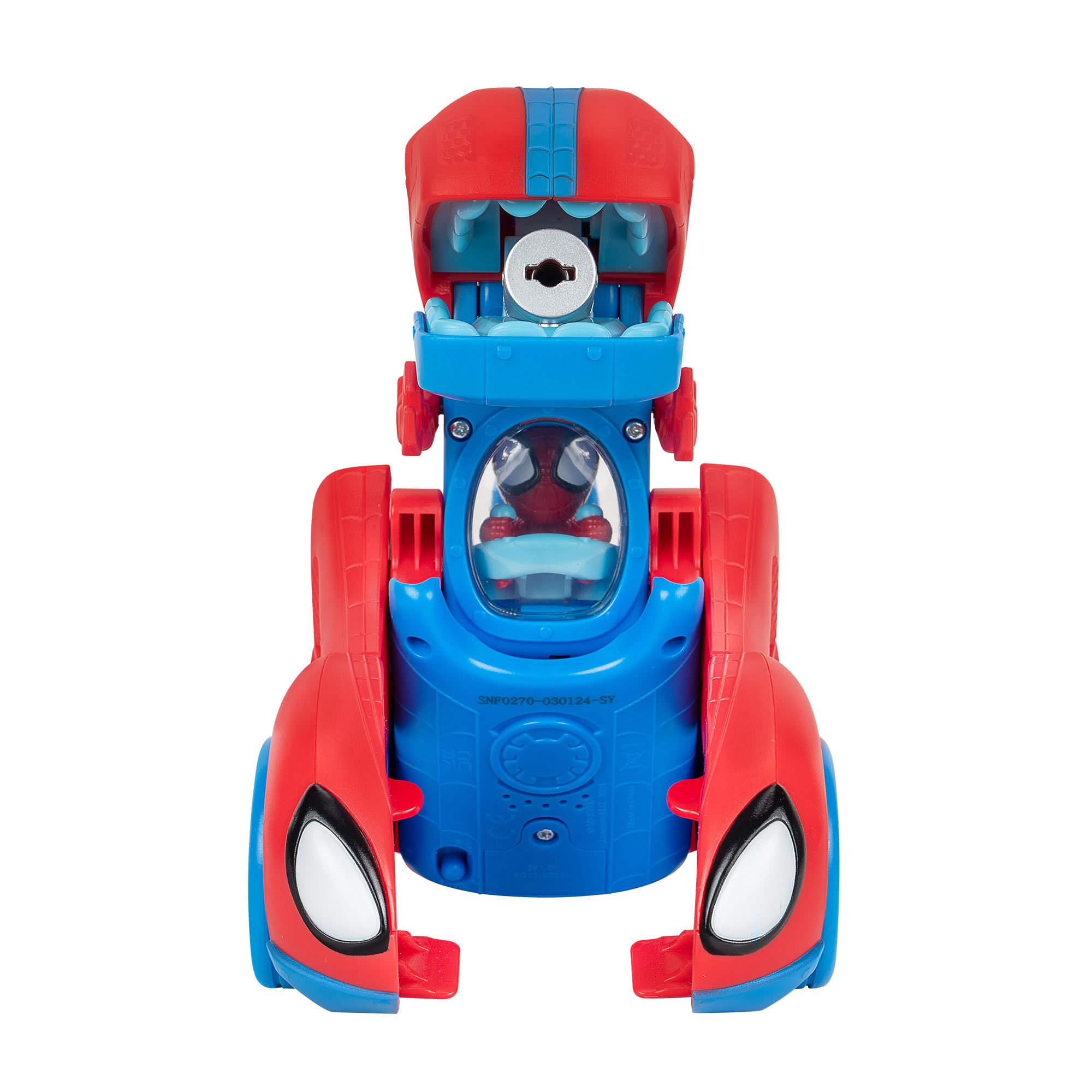 Spidey-Rex Racer - 8-Inch Transforming Vehicle with Sound Effects & Web Darts 10