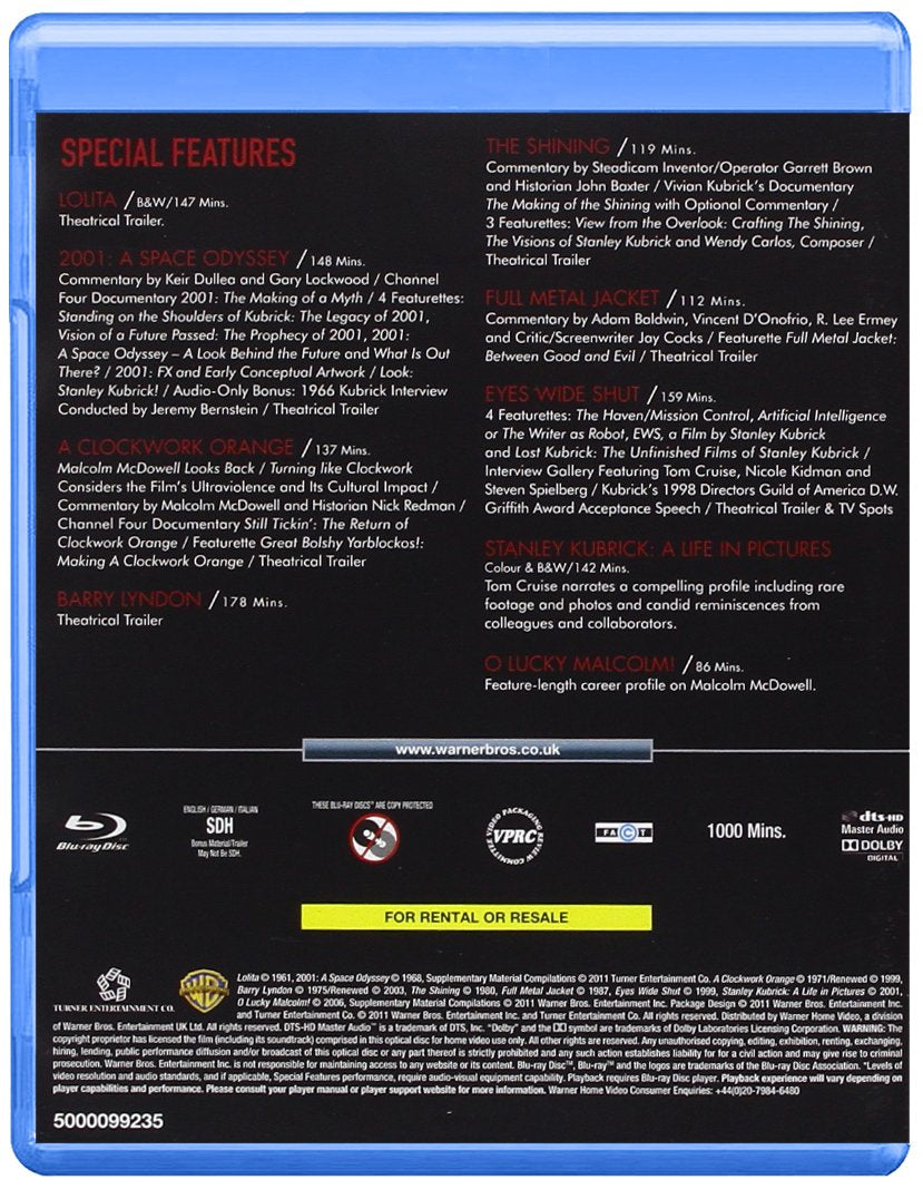 Stanley Kubrick: Visionary Filmmaker Collection (1962-1999) - Blu-ray 4