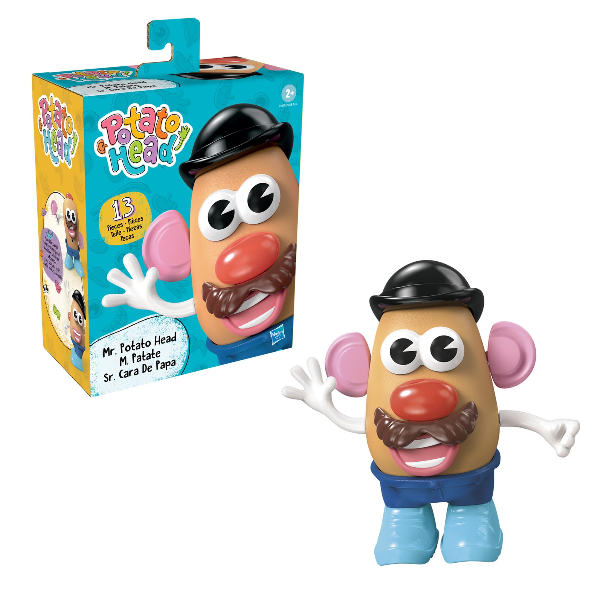 Mr. Potato Head Playskool Fun Figure - Mix and Match Toddler Toy for Ages 2+ 6