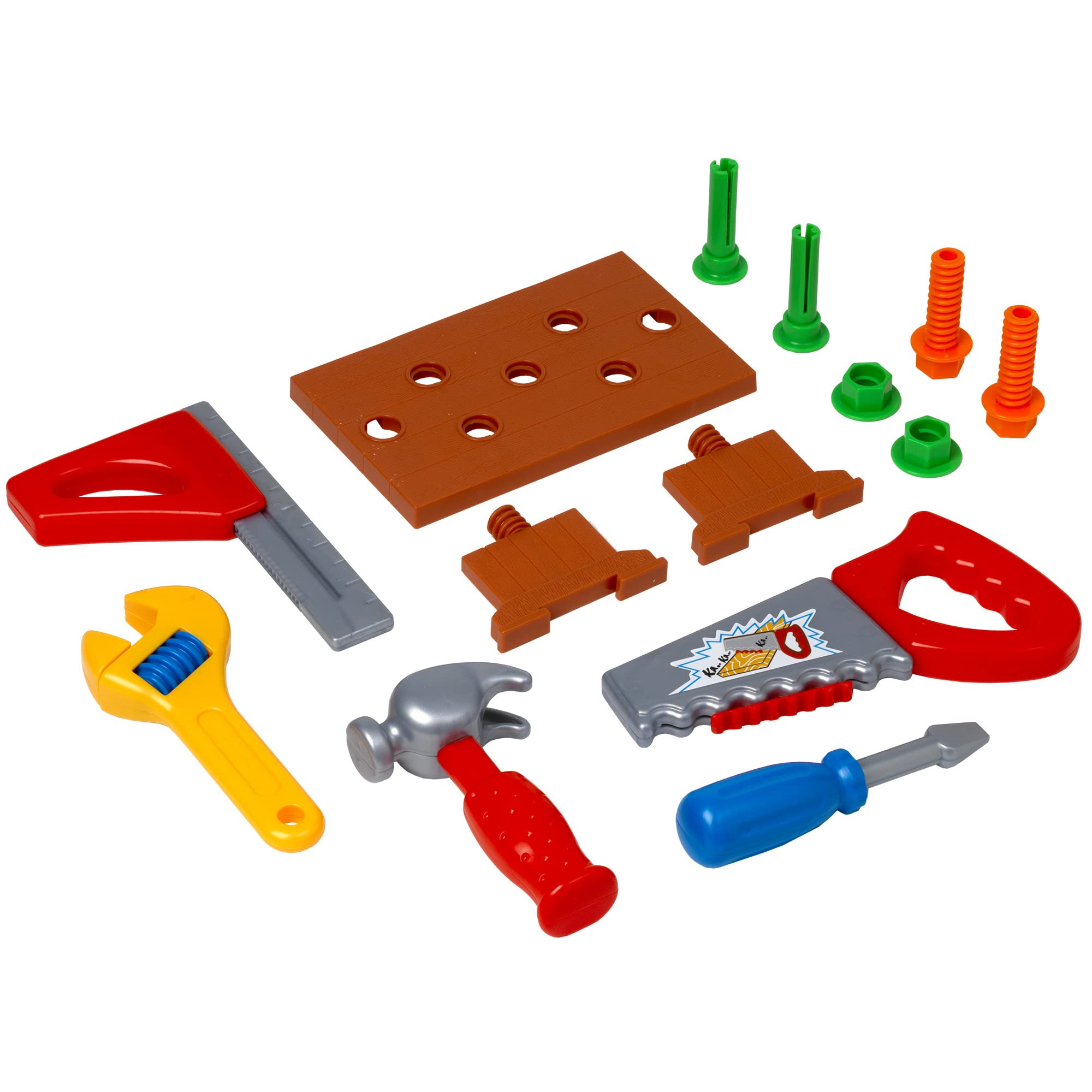 Peterkin Classic Children's Tool Set - 14 Piece Plastic Kit in Carry Case | Ages 3+ 2