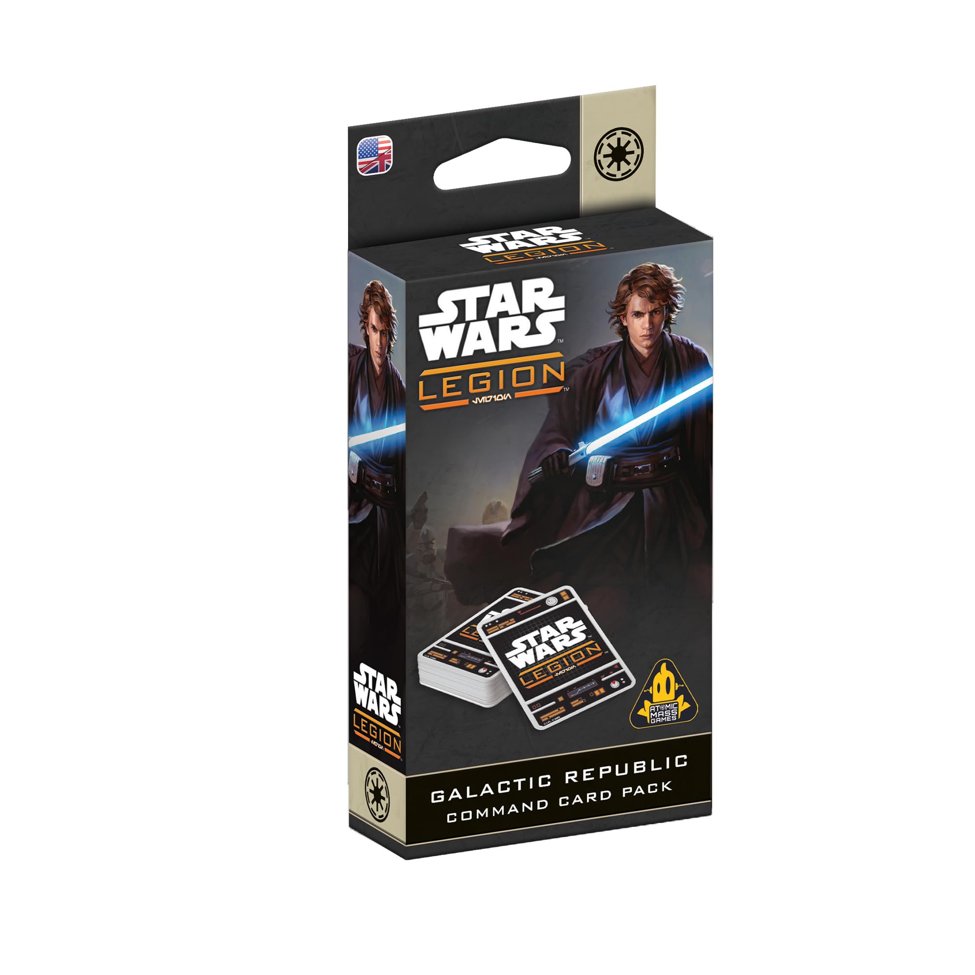 Atomic Mass Games Star Wars: Legion Galactic Republic Command Card Pack
