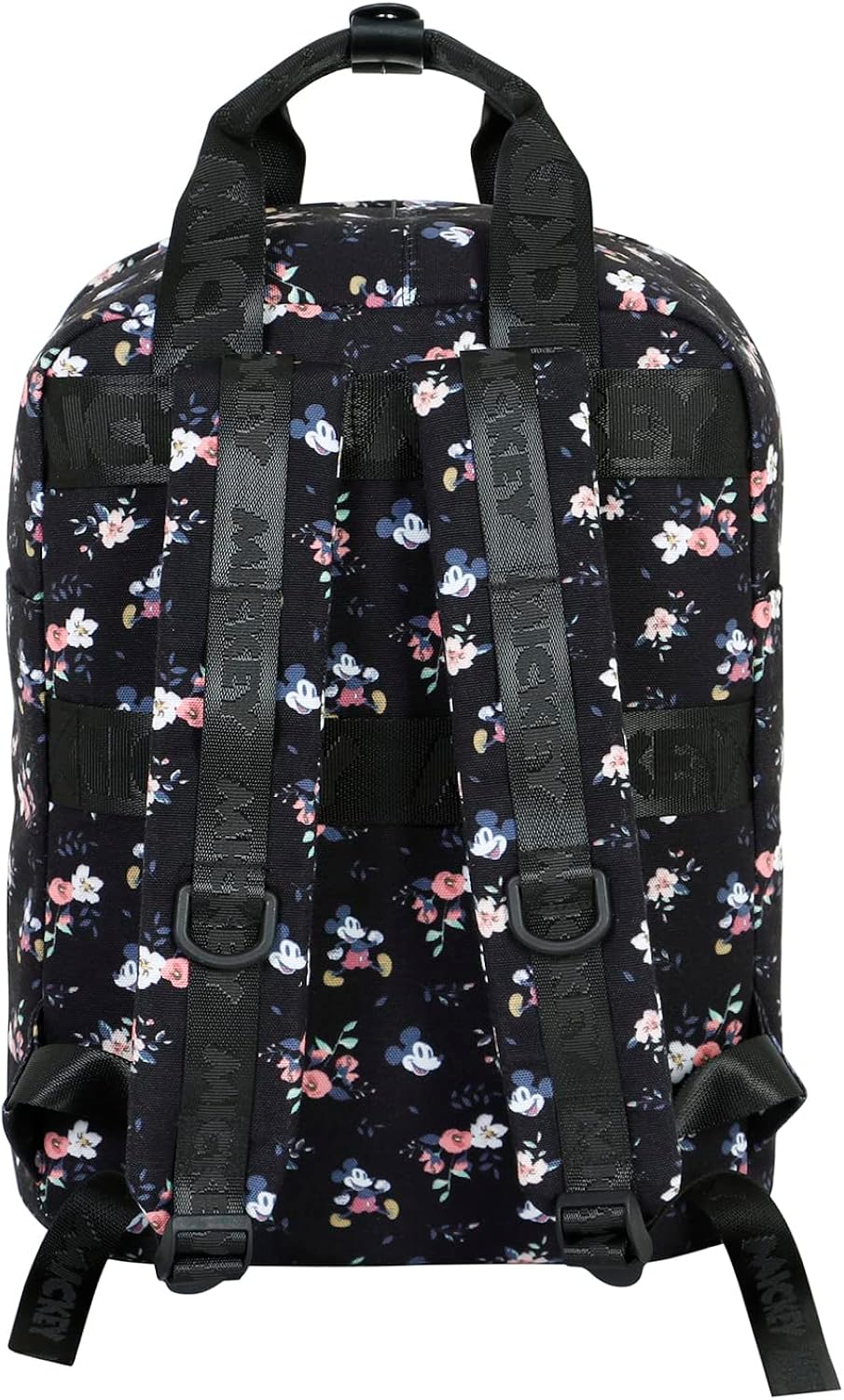 Disney Mickey Mouse Nature-Peach Backpack, Black (Disney Backpack)