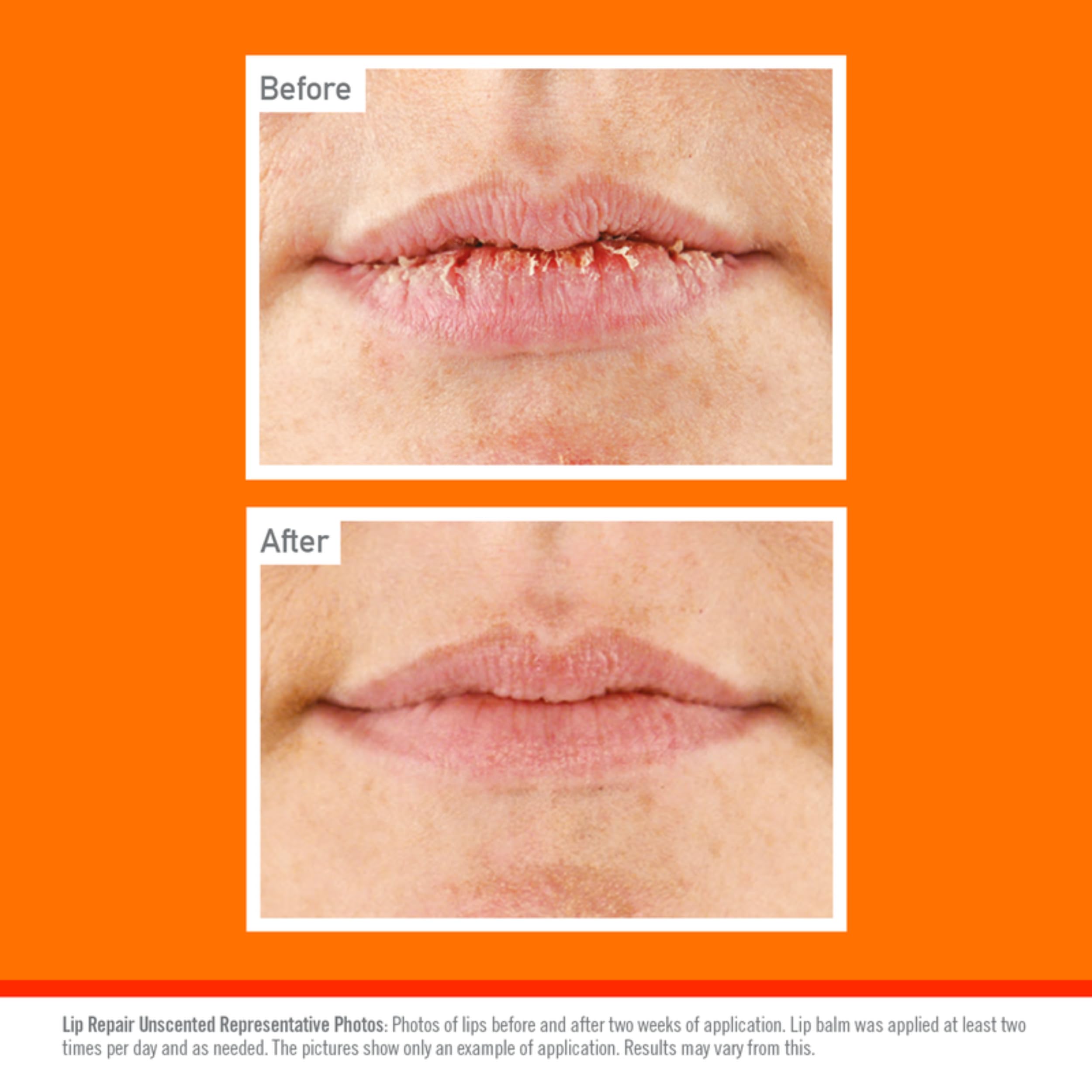 O'Keeffe's Lip Repair Unscented Lip Balm Twin Pack (2 x 4.2 g)