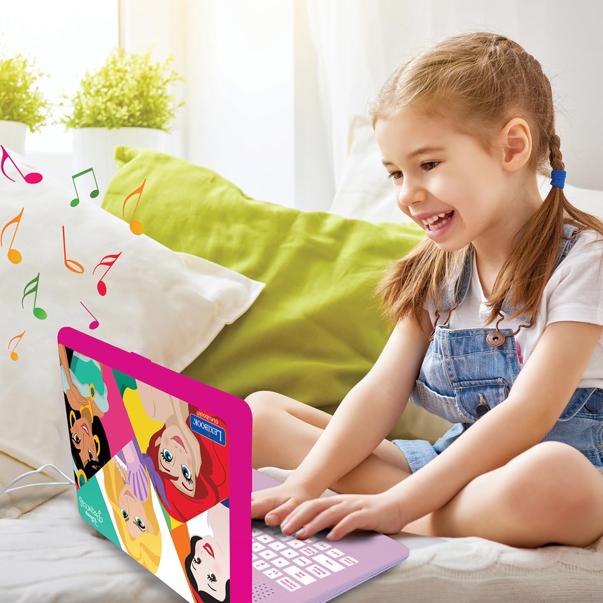 Lexibook Disney Princess Educational Bilingual Laptop - 124 Activities for Learning French & English 9
