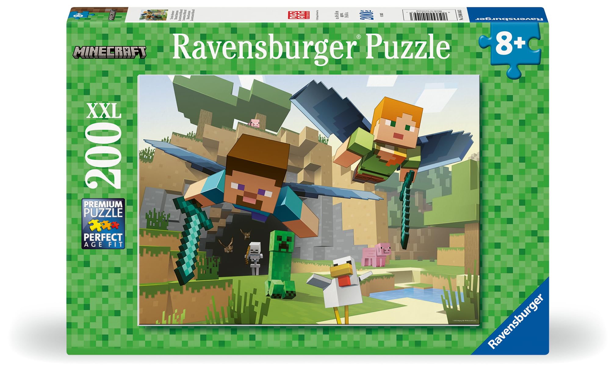 Ravensburger Minecraft 200 Piece Jigsaw Puzzle for Kids 8 Years Up 5
