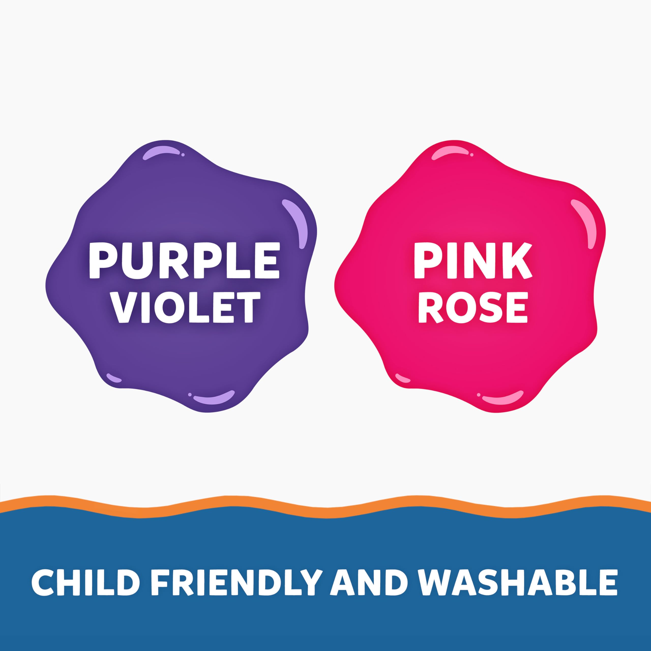 Elmer's Colour Slime Kit - Washable Purple & Pink Slime Supplies with Magical Liquid Activator 3