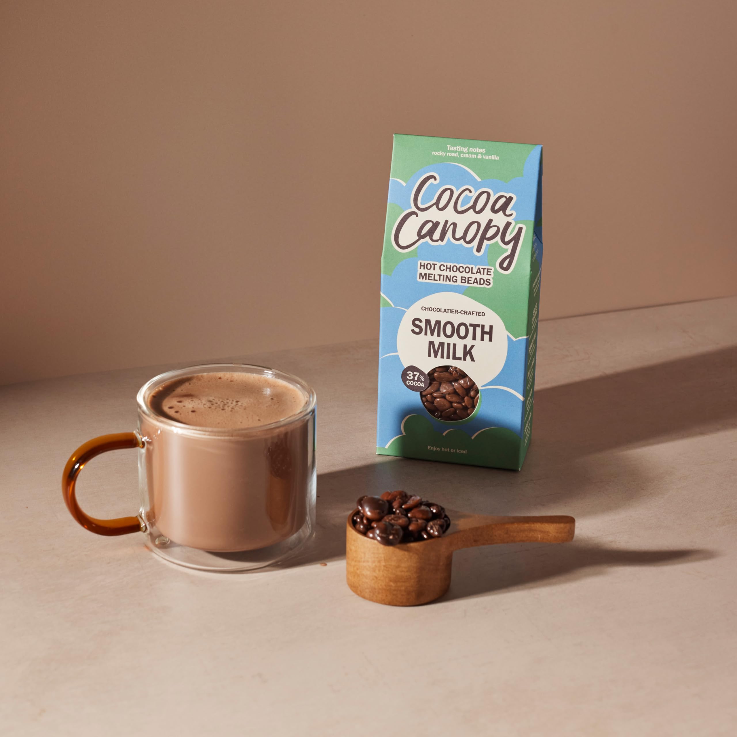 Cocoa Canopy - Smooth Milk Hot Chocolate Melting Beads - 300g 10