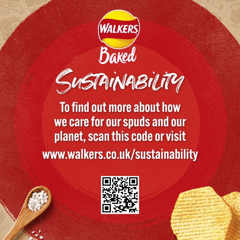 Walkers Baked Snacks Sea Salt 6 x 22g 4