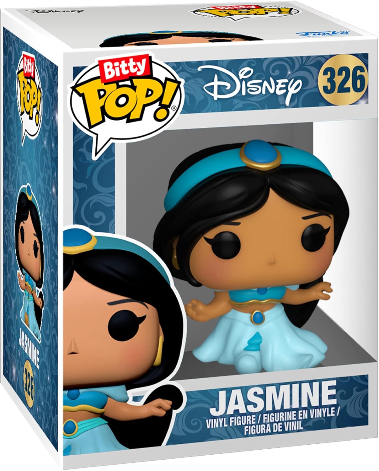 Funko Bitty POP! Disney Princess - Belle, Pocahontas, Jasmine & Mystery Figure Vinyl Set 29