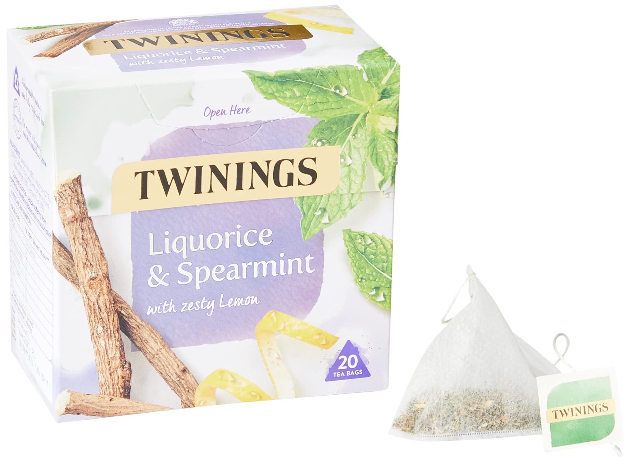 Twinings Liquorice and Spearmint Herbal Tea Bags - 20 Count