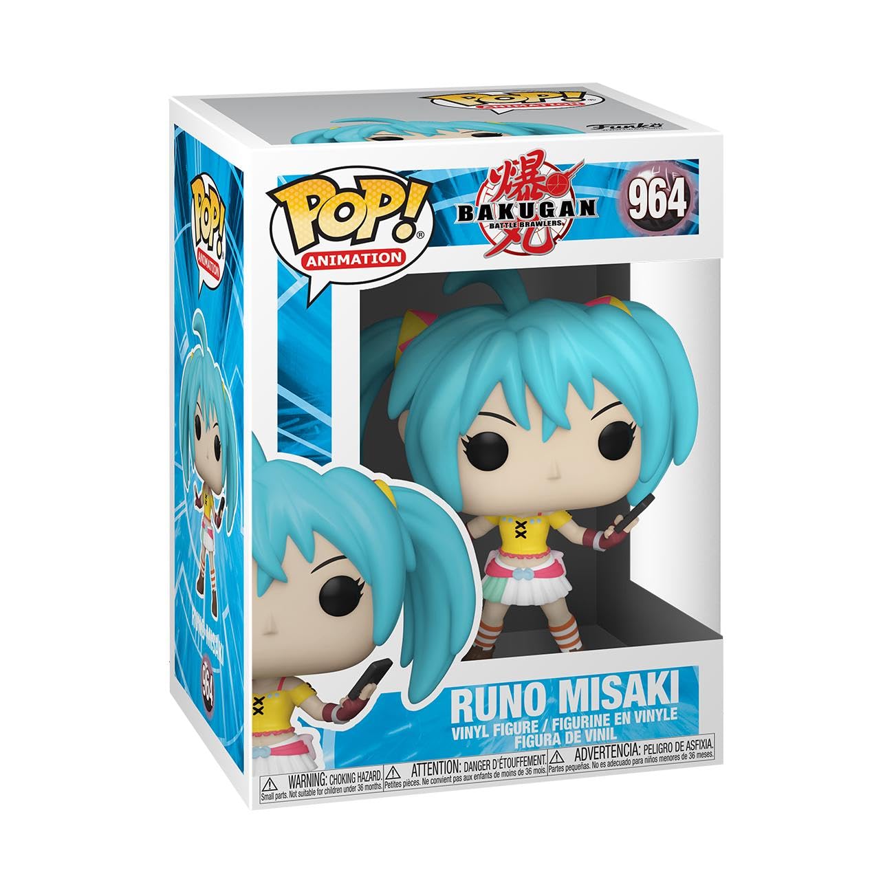 Funko Pop! Animation Bakugan Battle Brawlers - Runo Misaki Vinyl Figure (54455) 3