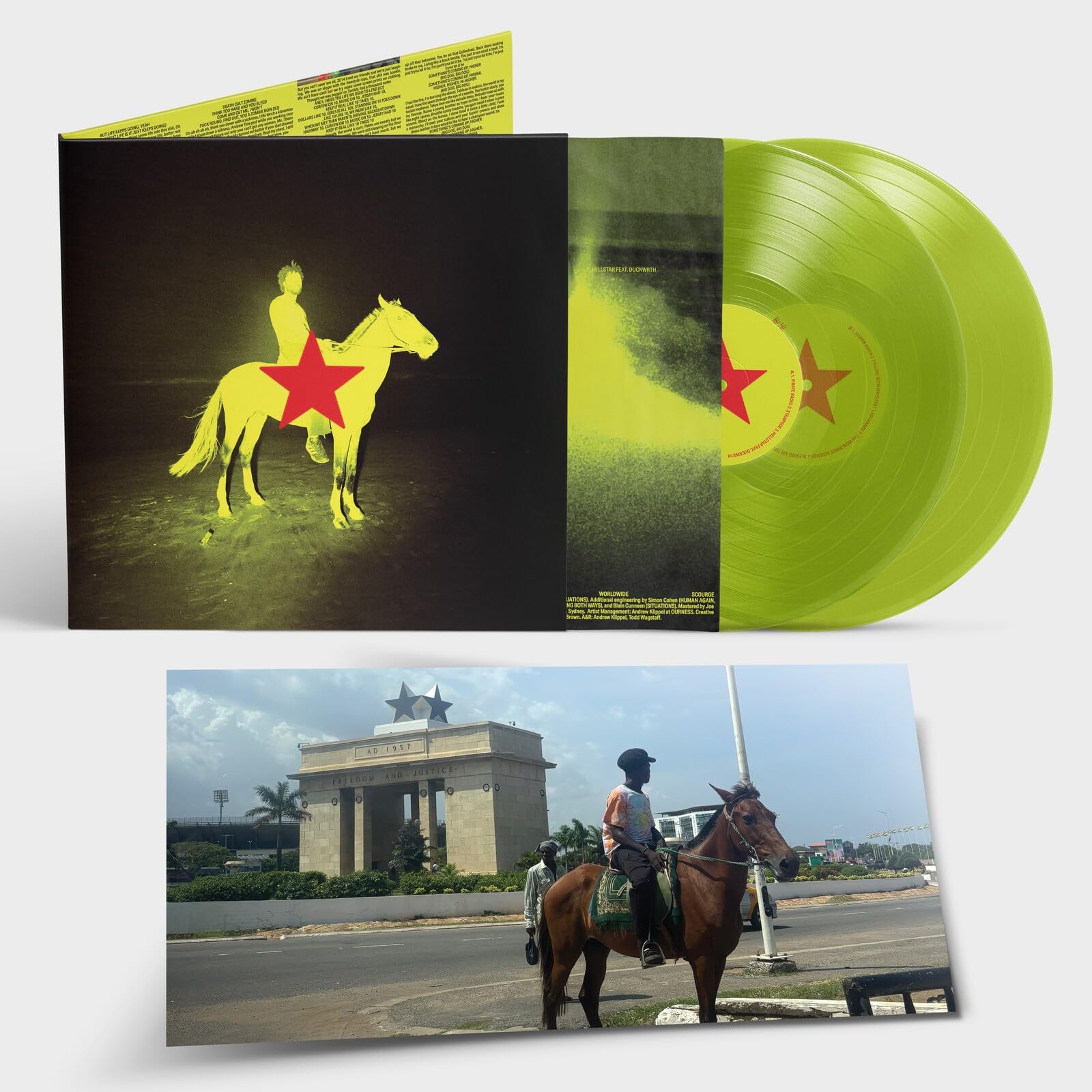 Genesis Owusu - REDSTAR WU & THE WORLDWIDE SCOURGE [2LP Vinyl] 1
