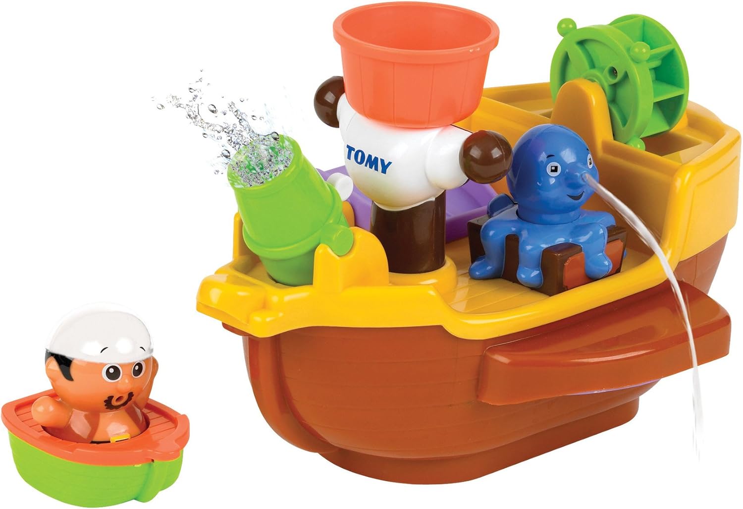 TOMY Toomies Pirate Bath Toy - Interactive Water Playset for Toddlers 18 Months+ 3