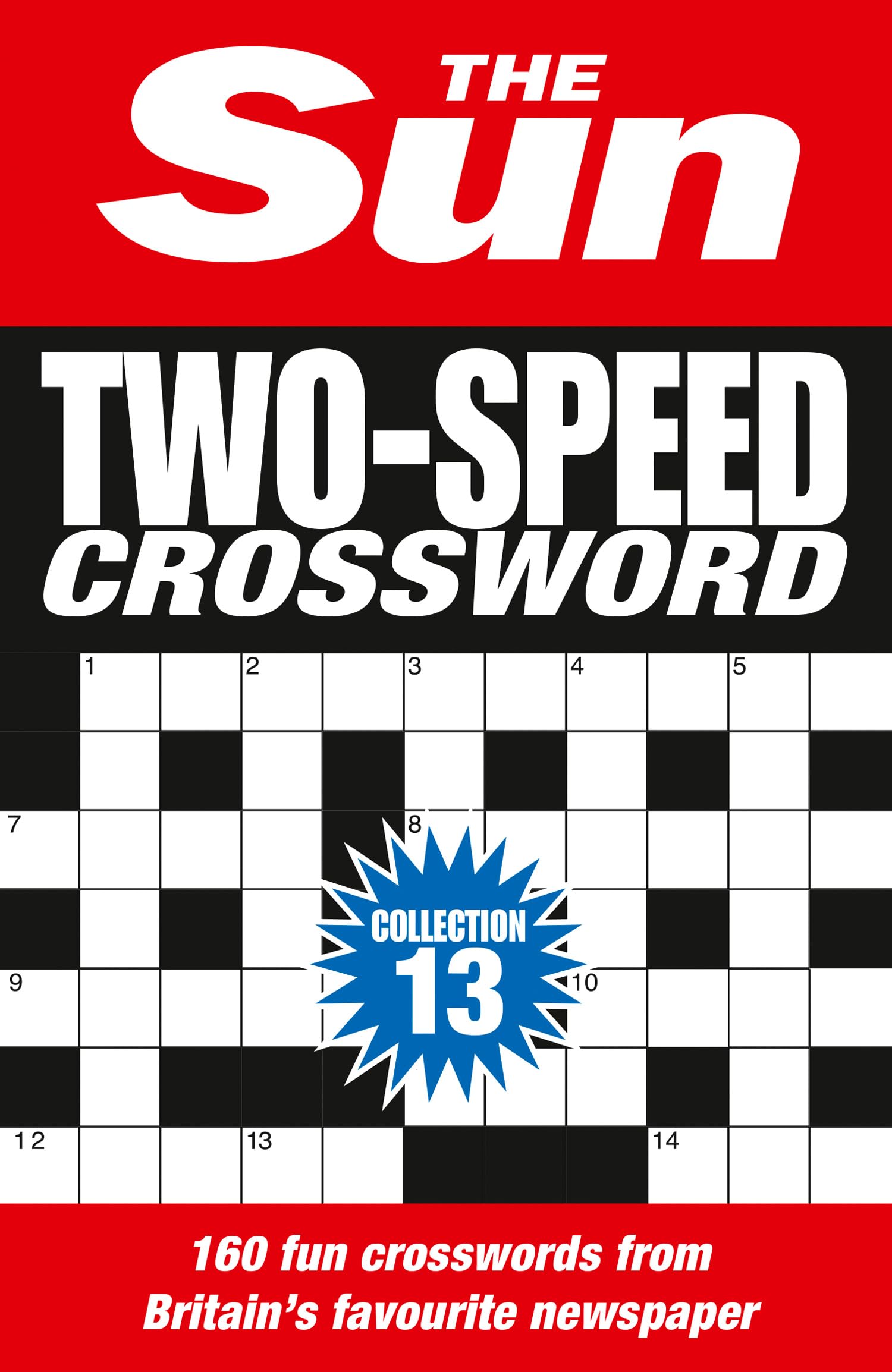 Collins The Sun Two-Speed Crossword Collection 13 | 160 Puzzles | Paperback