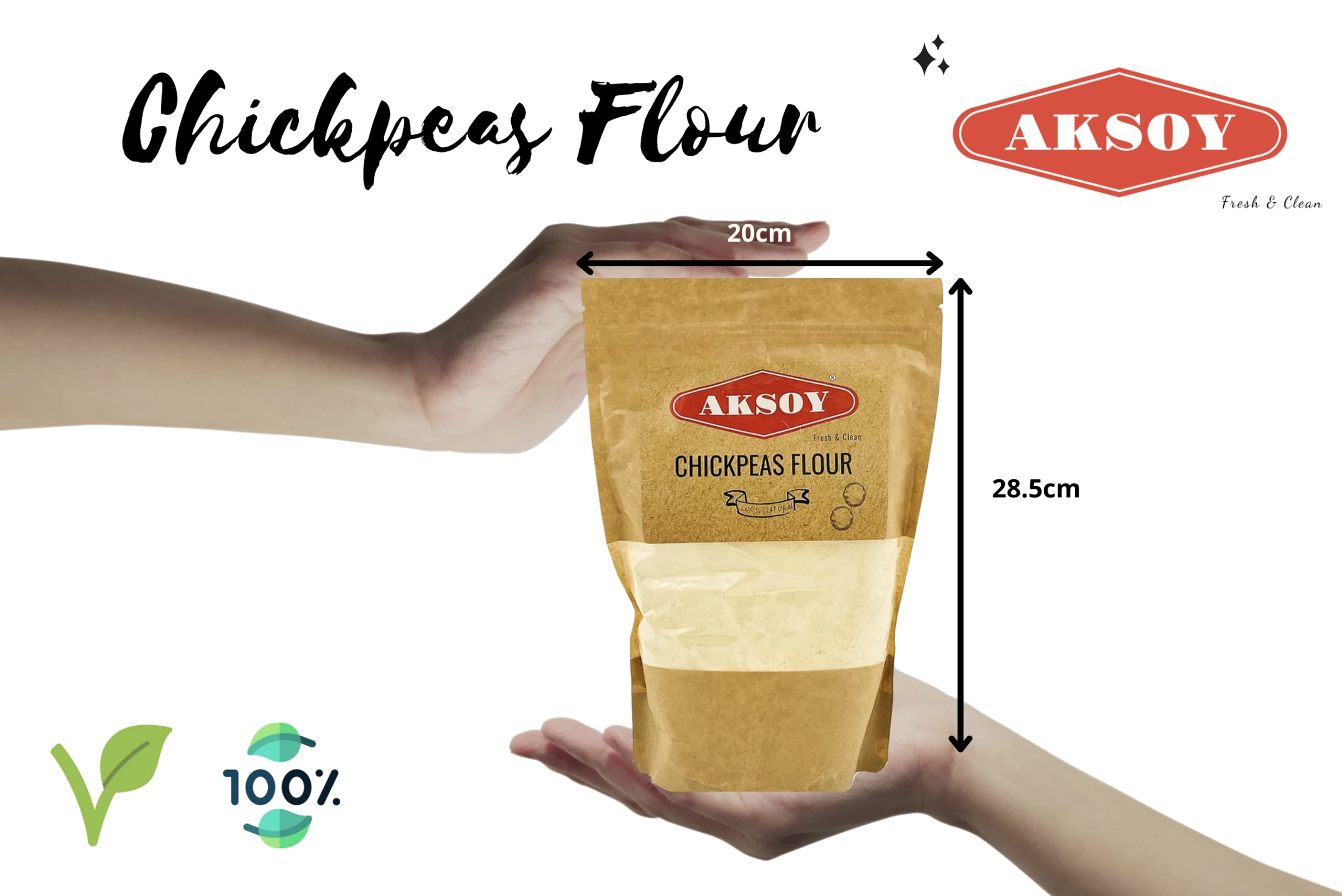 Aksoy Chickpeas Flour 1150gr | High Protein, Gluten-Free Baking & Cooking Flour 7