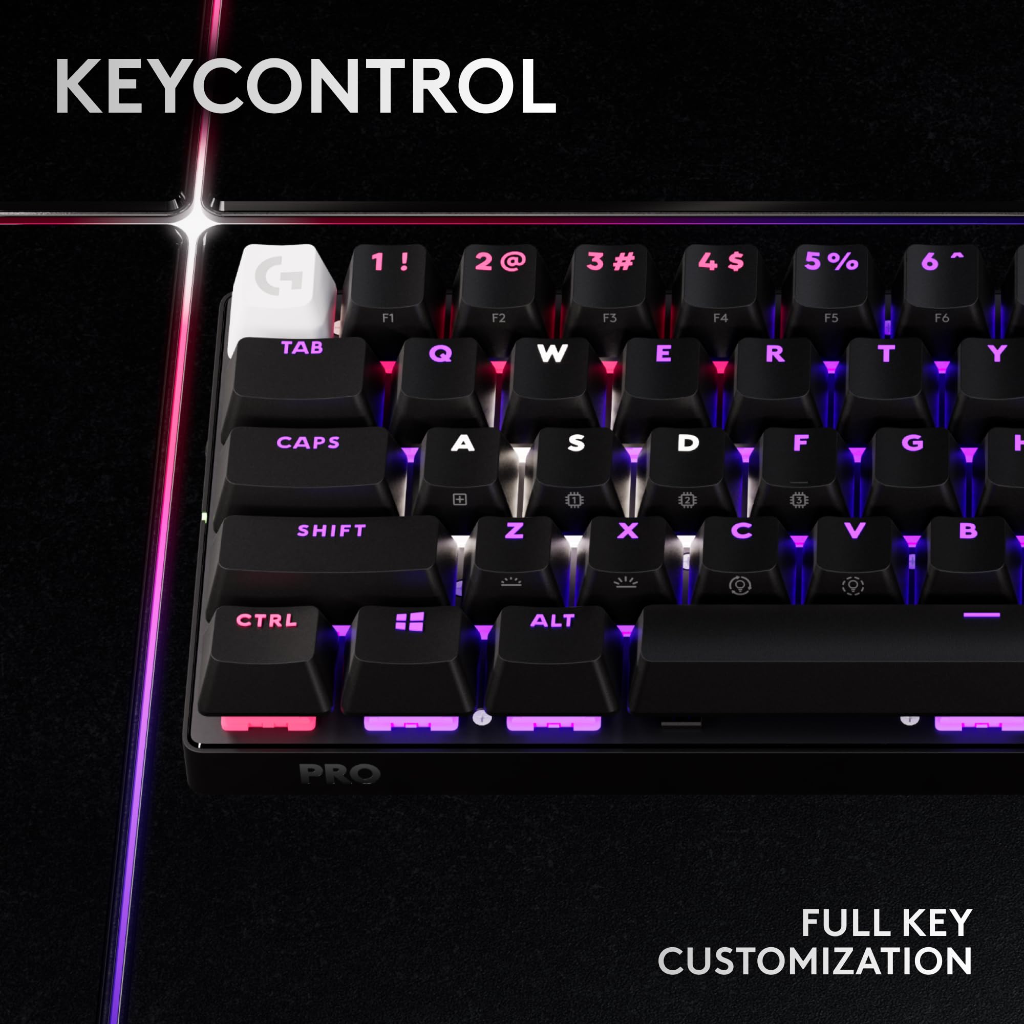 Logitech G PRO X 60 LIGHTSPEED Wireless Gaming Keyboard - Ultra Compact TKL with Optical Switches 5