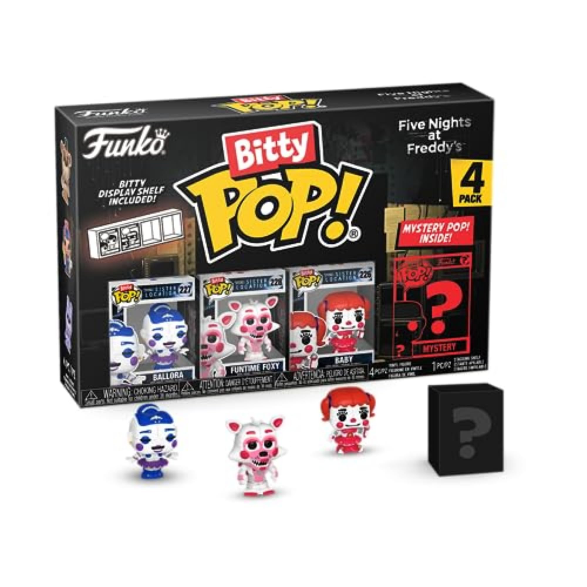Funko Bitty POP! Five Nights at Freddy's - Ballora and Mystery Mini Figure Vinyl Set 5