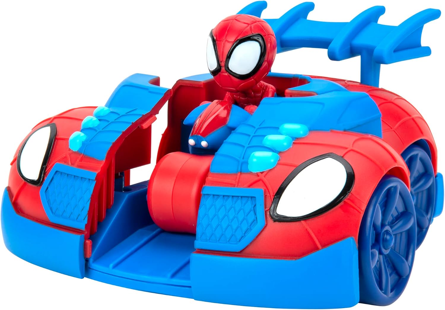 Spidey and Friends Web Strike 2-in-1 Vehicle - Launchable Web Cycle for Kids 3+ 5