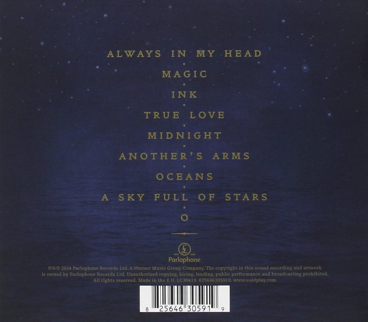 Coldplay - Ghost Stories [Audio CD]