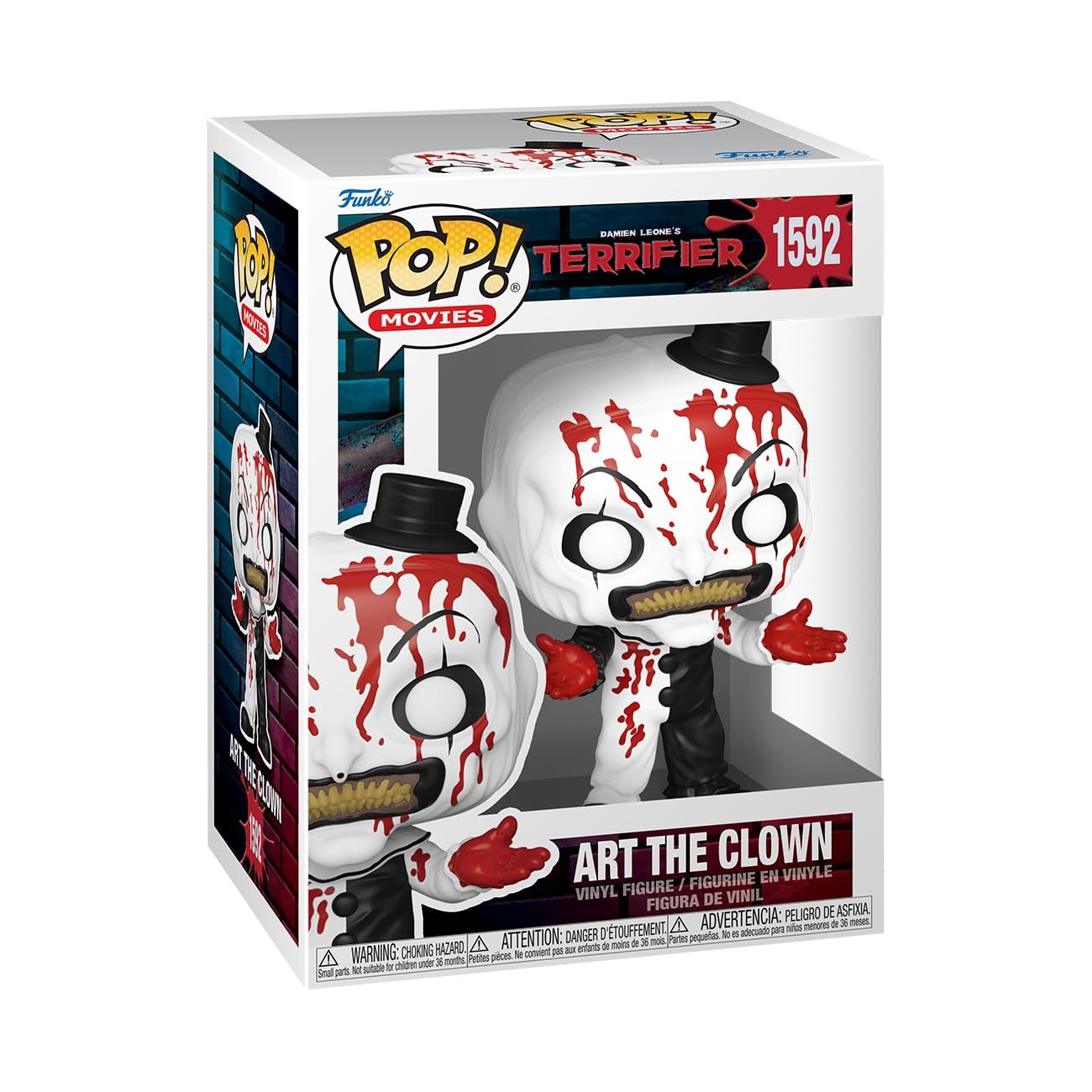 Funko Pop! Movies: Terrifier 2 - Art the Clown (Bloody) | Vinyl Figure | 3.75 in