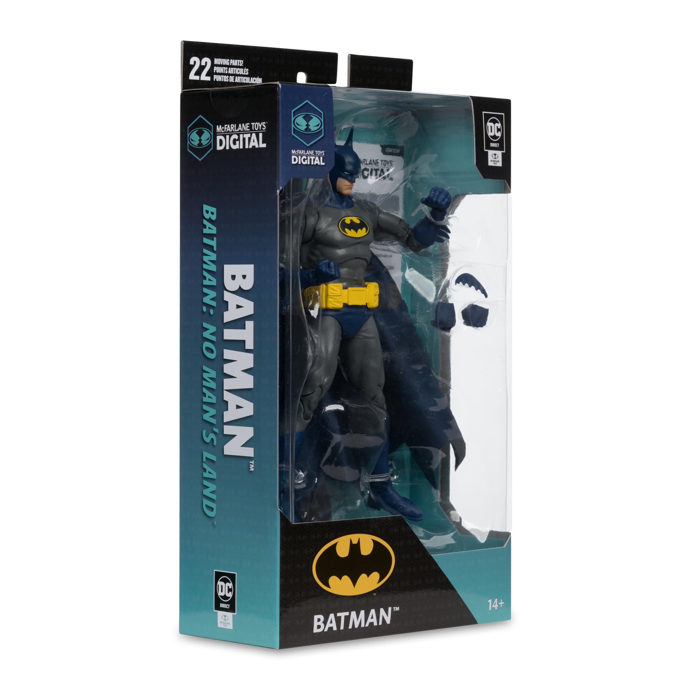 McFarlane DC Batman (No Man's Land) 7in Action Figure with Digital Collectible 8