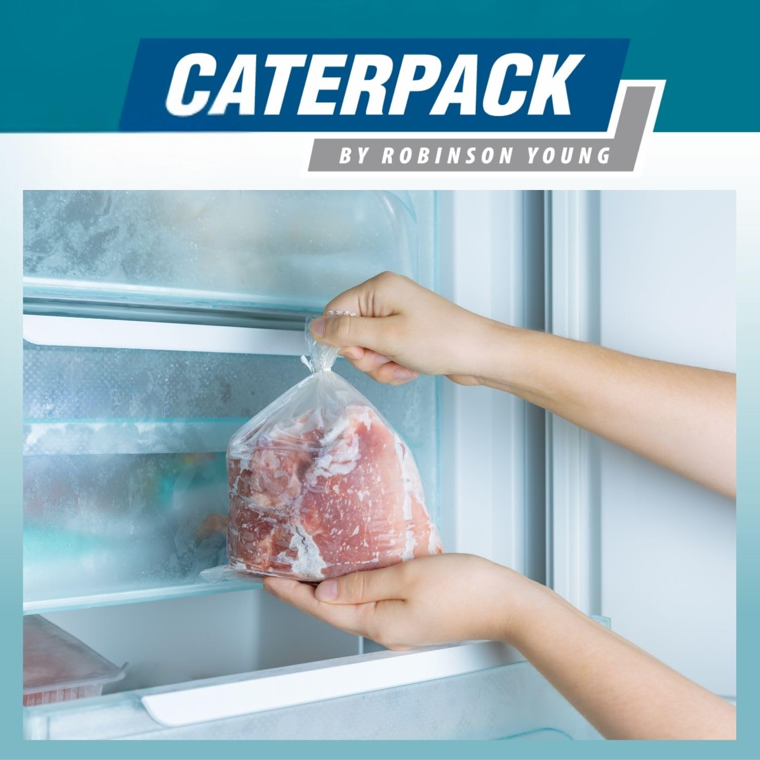 Caterpack by Robinson Young Medium Freezer Bags with Twist Ties, Pack of 100 3