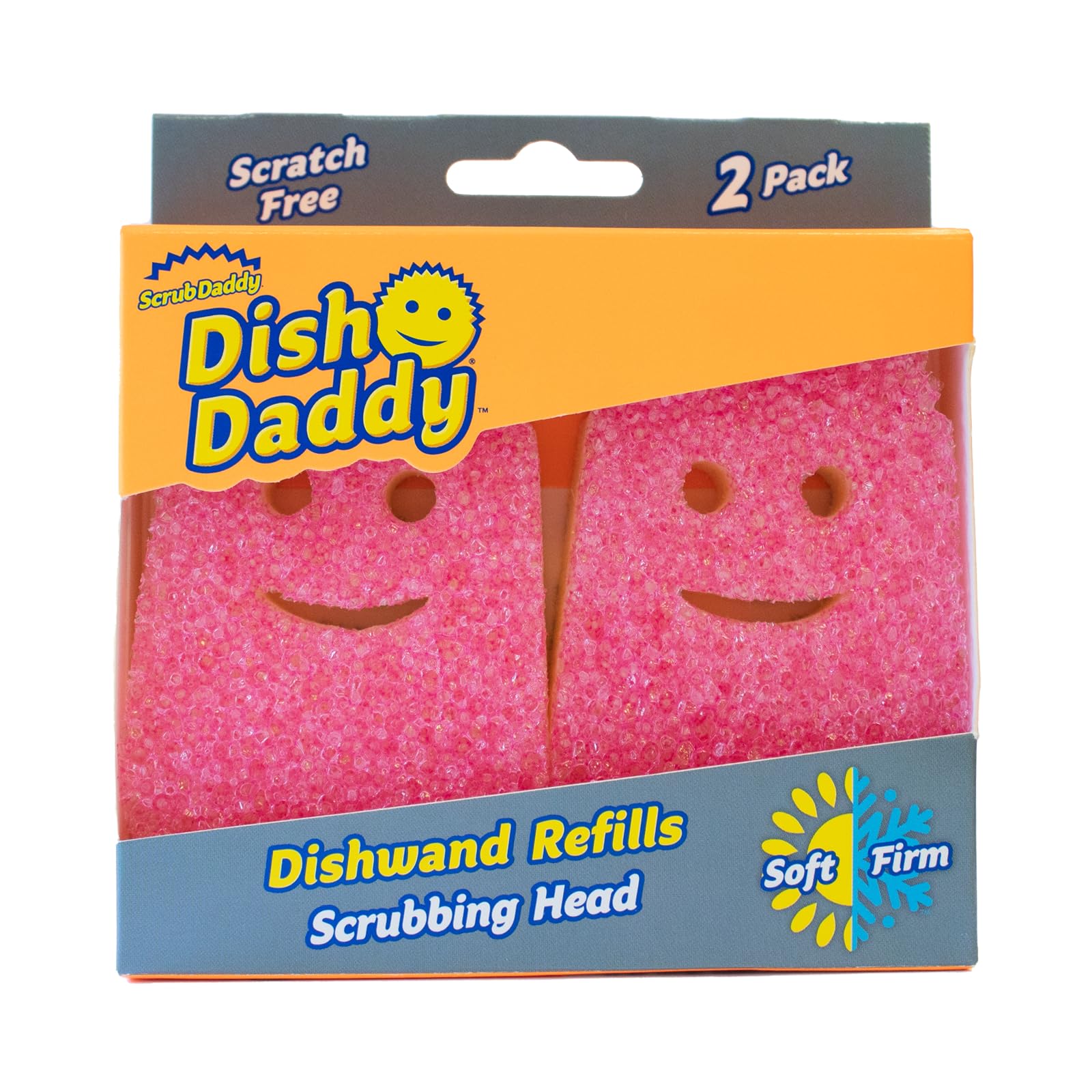 Scrub Daddy - Scrub Mommy Dish Wand with Refill Heads, Sponge & Connector Head 14