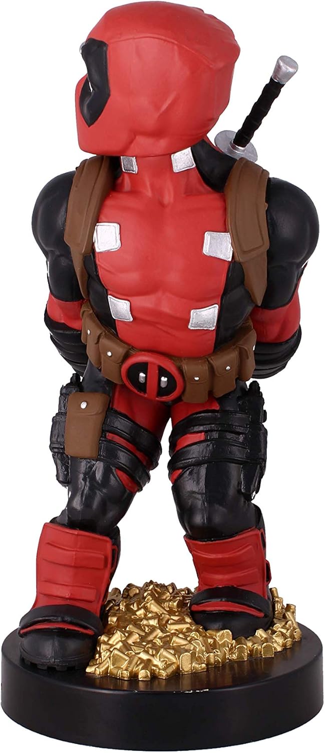 Marvel Deadpool Rear View Cable Guy - Controller & Phone Holder with Charging Cable 9