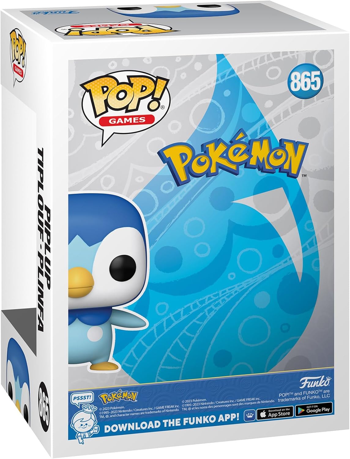 Funko Pop! Games: Pokémon - Piplup Vinyl Figure (74213) 4