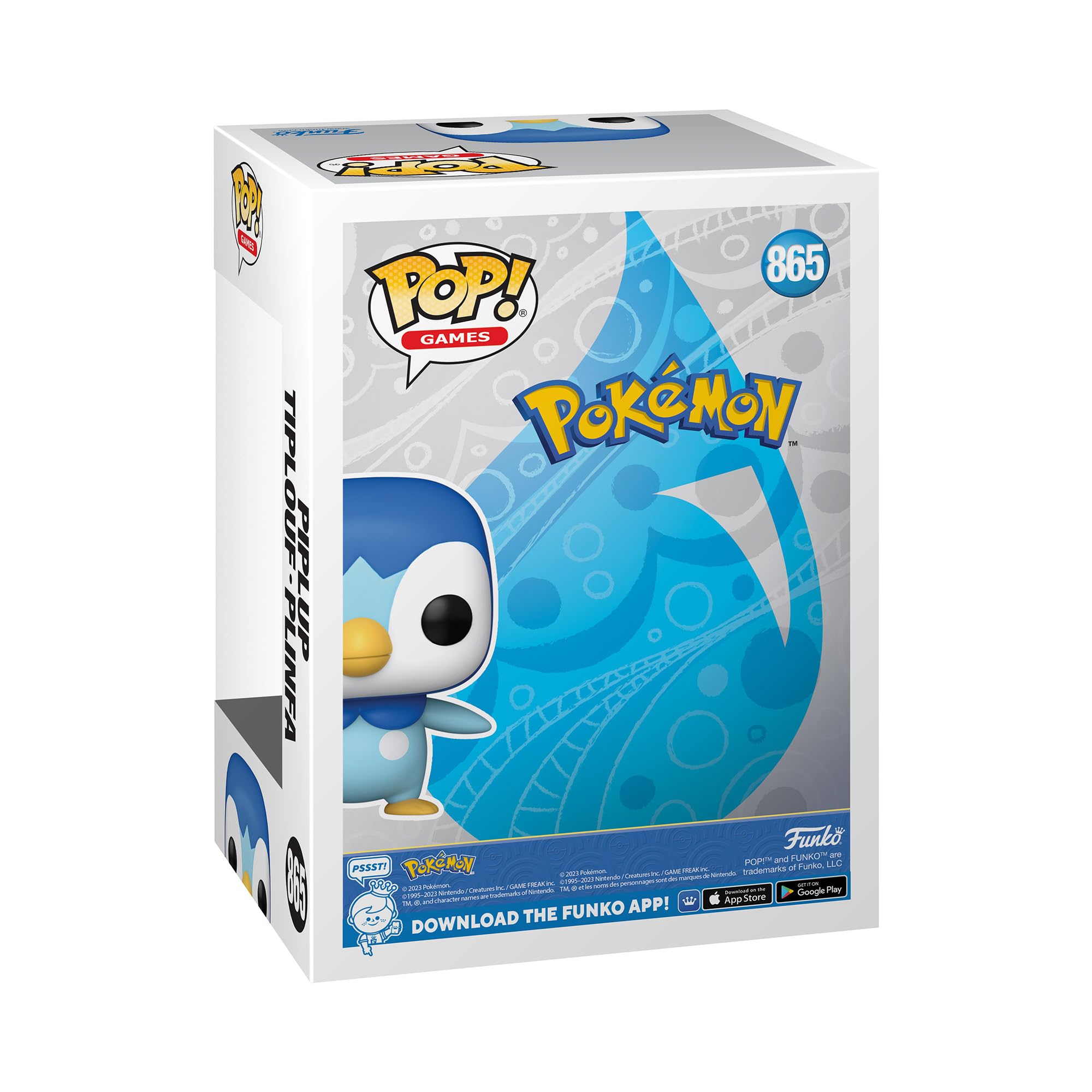 Funko Pop! Games: Pokémon - Piplup Vinyl Figure (74213) 10