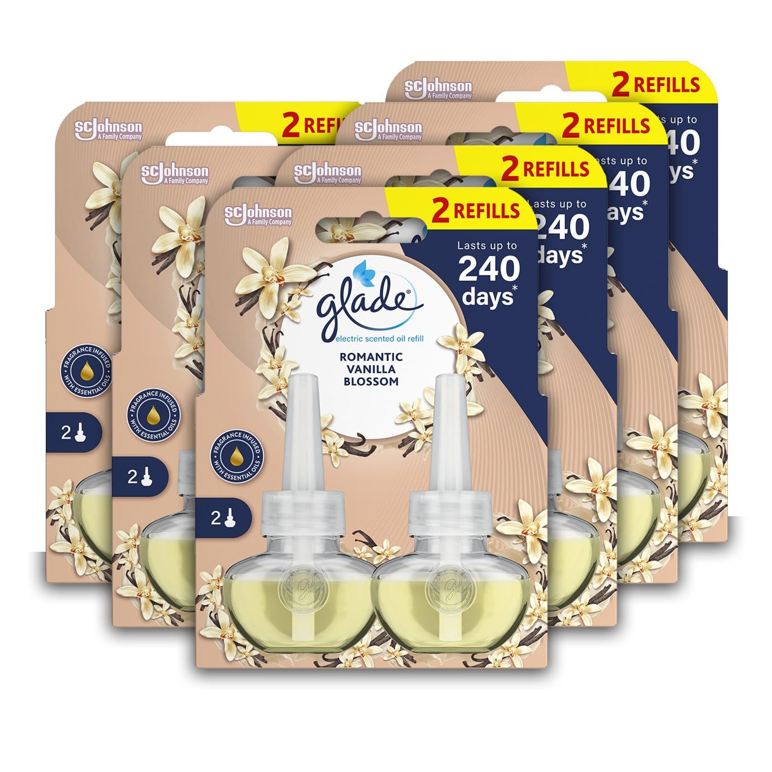 Glade - Romantic Vanilla Blossom Plug-In Air Freshener Refill