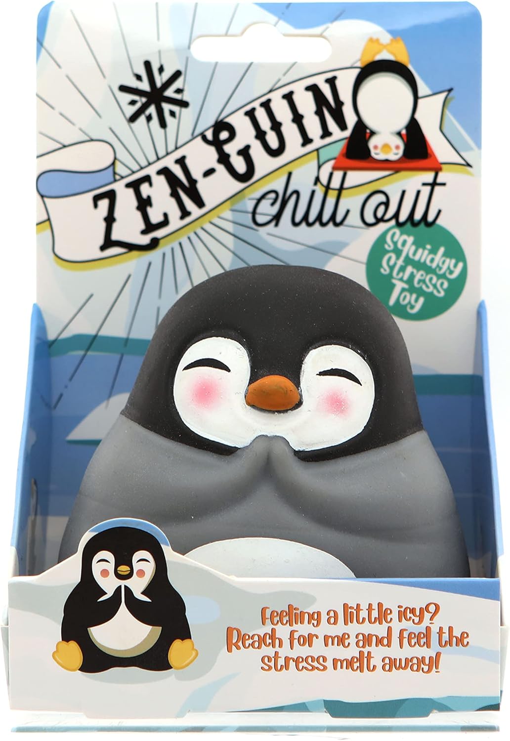 Boxer Gifts Zen-guin Stress Toy - Squishy Penguin for Adults & Teens