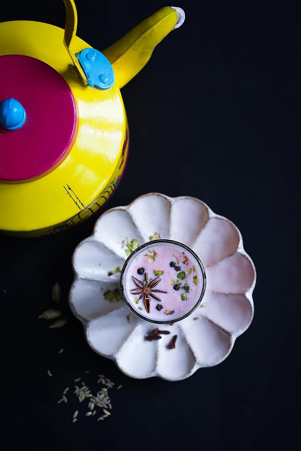 Royal Chai Kashmiri Pink Chai Unsweetened - 10 Single Serving Sachets 6