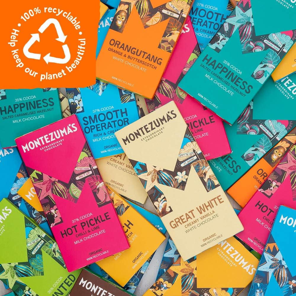 Montezuma's - Bar Library Chocolate Collection, 5 x 90g Gluten-Free Variety Pack 7