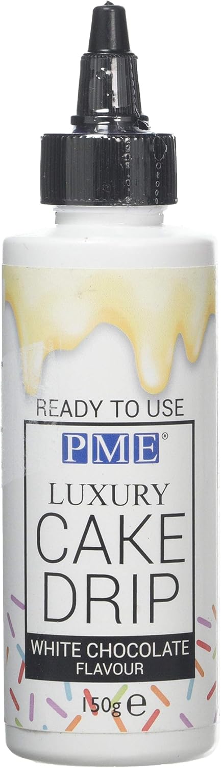 PME - Ready-to-Use Cake Drip White Chocolate Flavour 150g