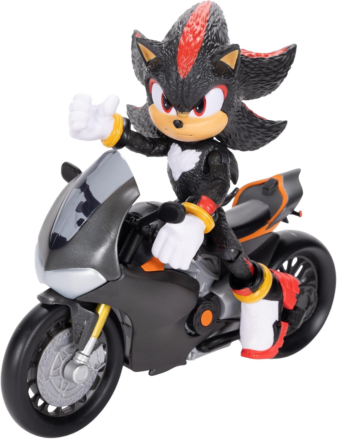 Jamakie Sonic 3 Movie 5" Action Figure with Motorcycle Vehicle 10