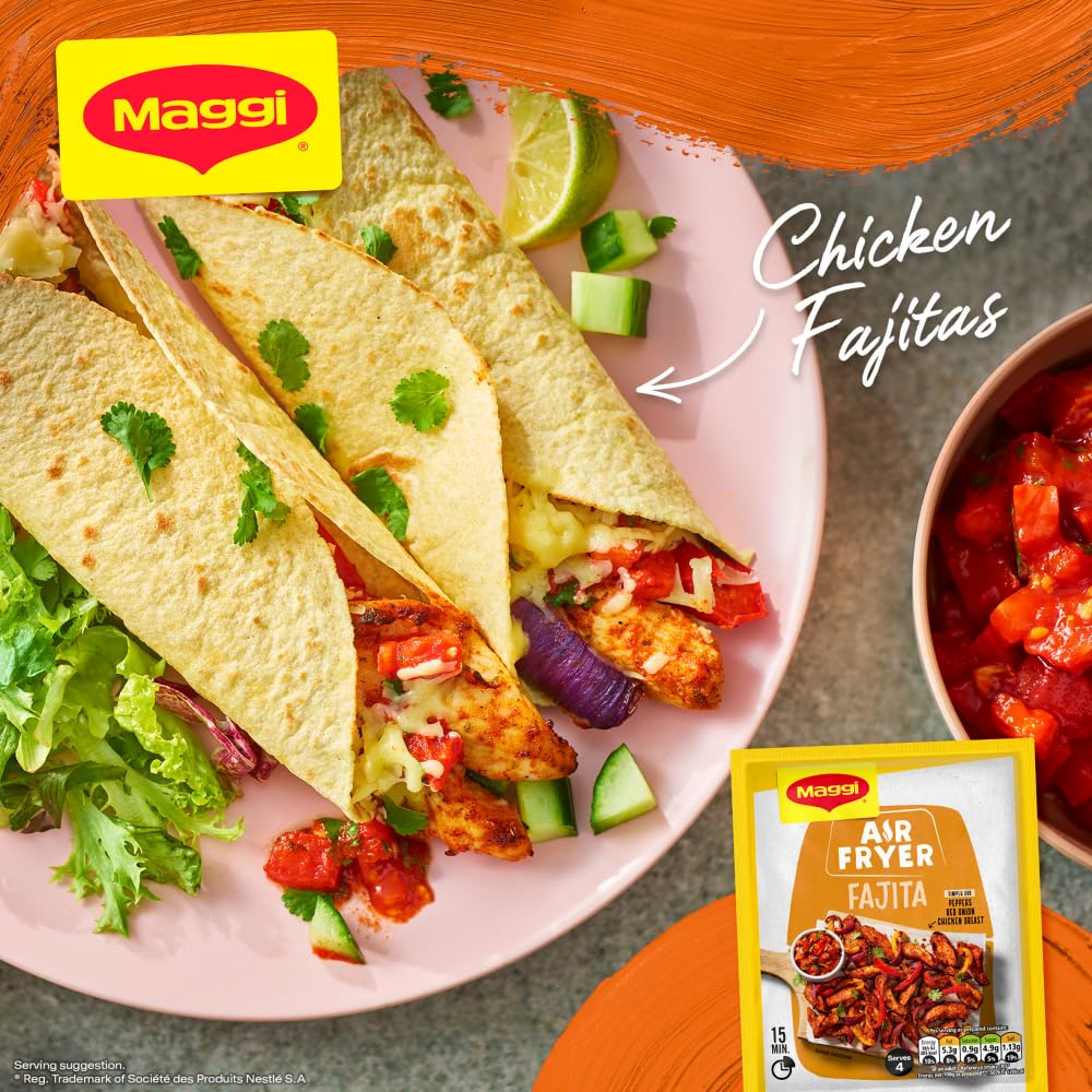 MAGGI - Air Fryer Fajita Herbs and Spices Recipe Mix 27g 4