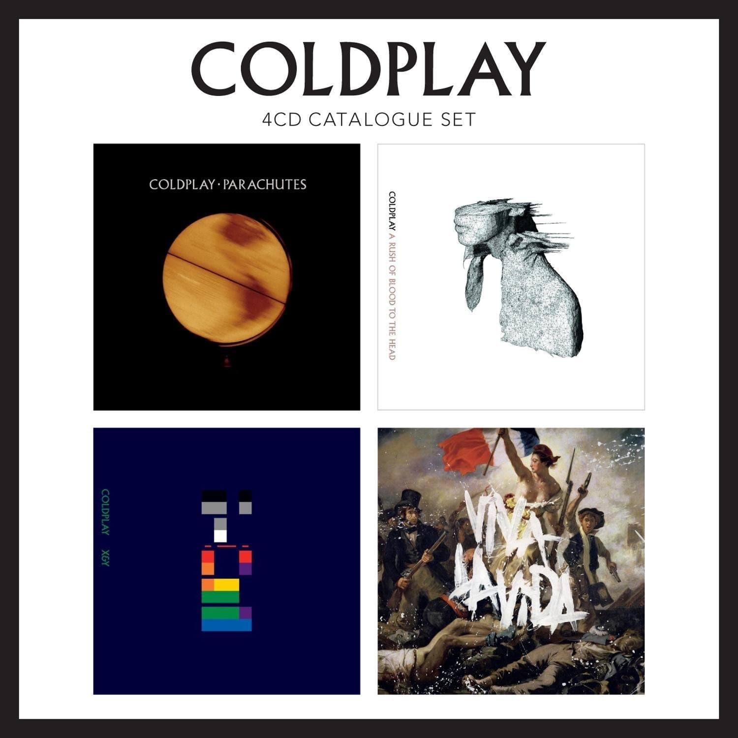 Coldplay - First Four Albums Collection (Parachutes, A Rush of Blood To The Head, X&Y, Viva la Vida) Audio CD