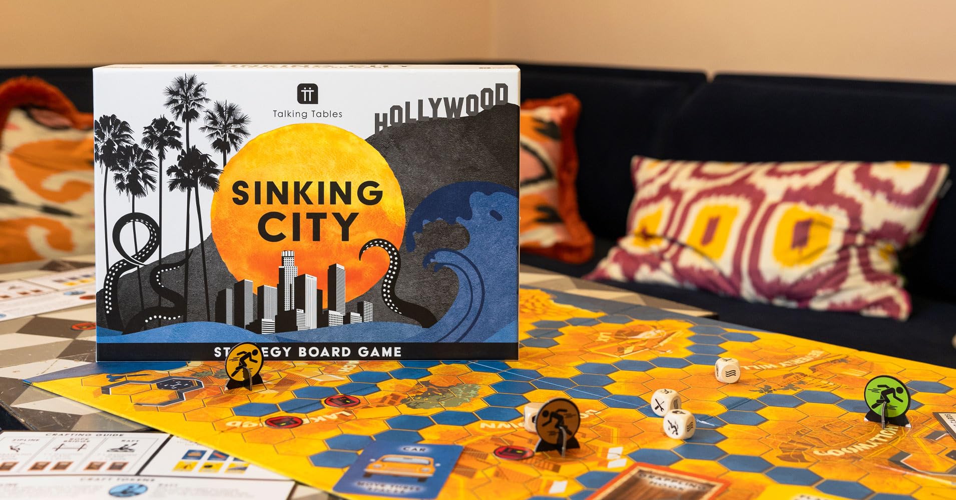 Talking Tables Sinking City Board Game - Strategy Adventure for 2-6 Players, Ages 13+ 7