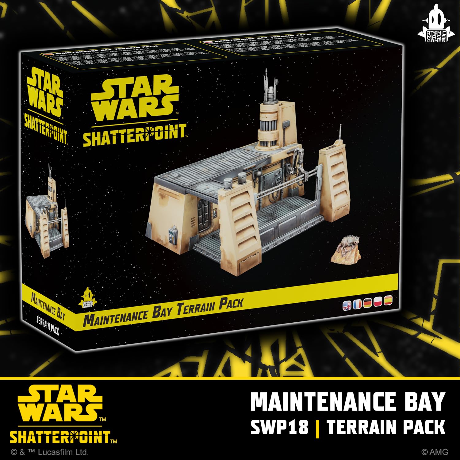 Atomic Mass Games Star Wars Shatterpoint Maintenance Bay Terrain Pack 7