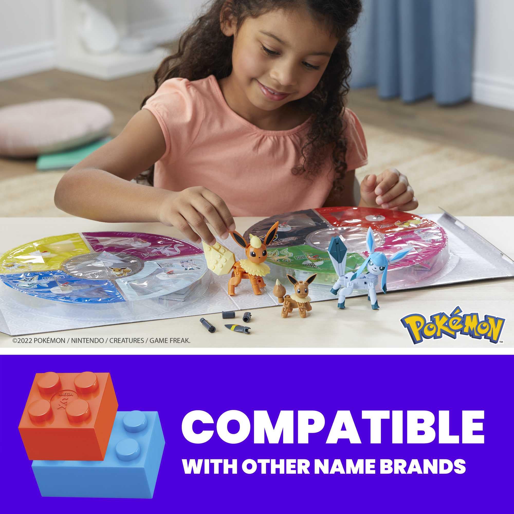 Mega Construx Pokémon Every Eevee Evolution! - Buildable Action Figures for Ages 6+ 8