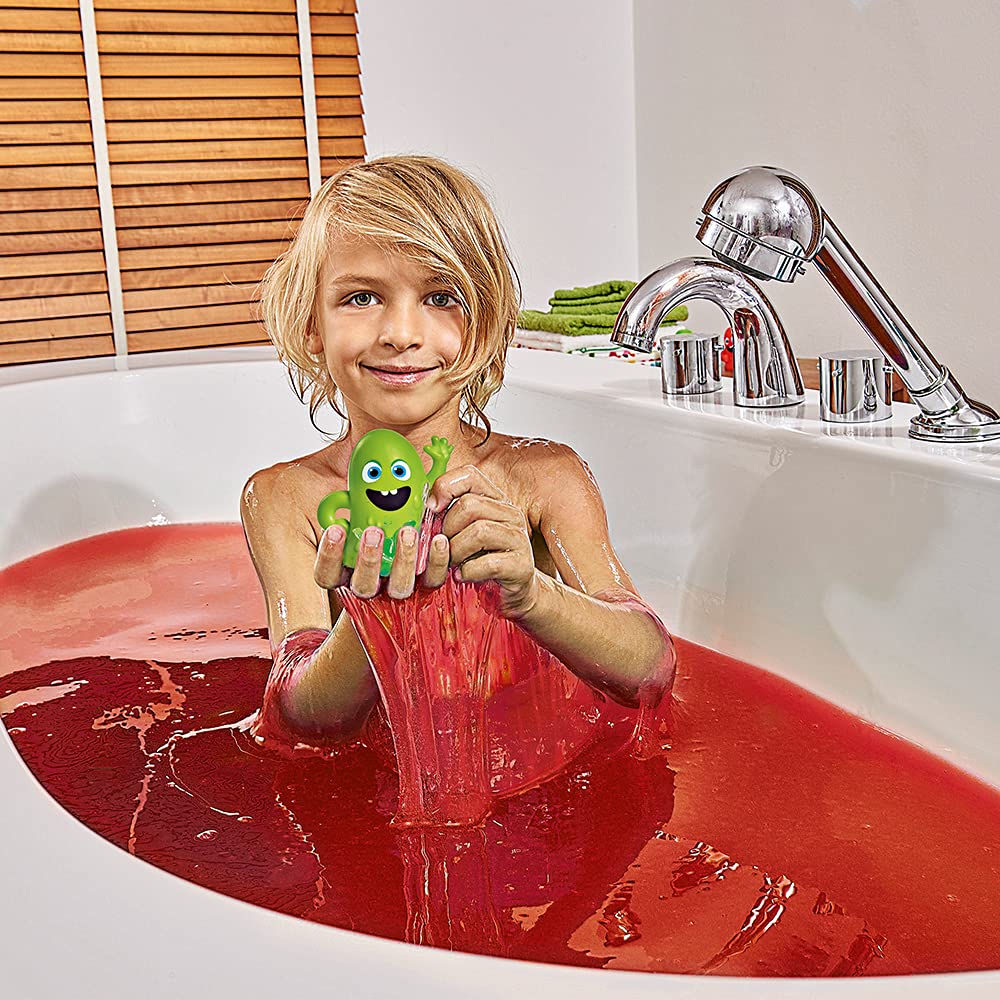ZIMPLI Eco Slime Baff Red - 1 Bath or 4 Play Uses, Magically Turns Water into Gooey Slime 4