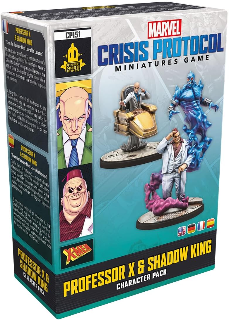 Atomic Mass Games Marvel Crisis Protocol: Professor X & Shadow King Miniatures Game Expansion