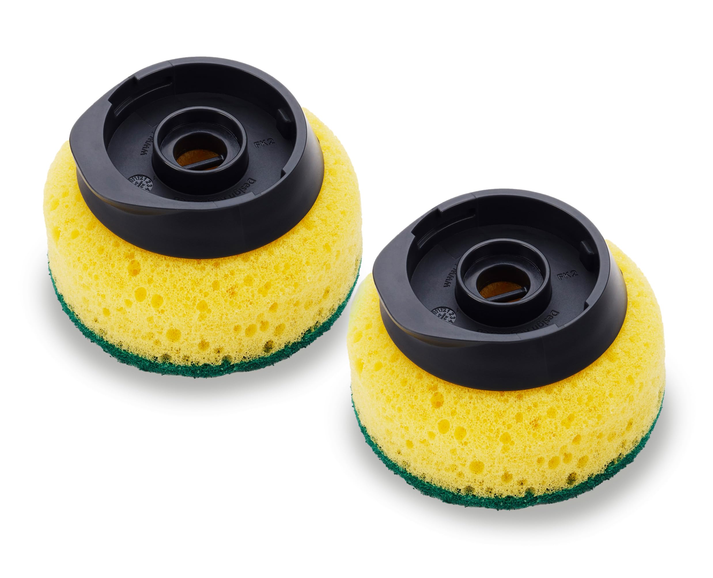 Joseph Joseph SinkTech Kitchen Sponge Replacement Heads - Pack of 2, Yellow